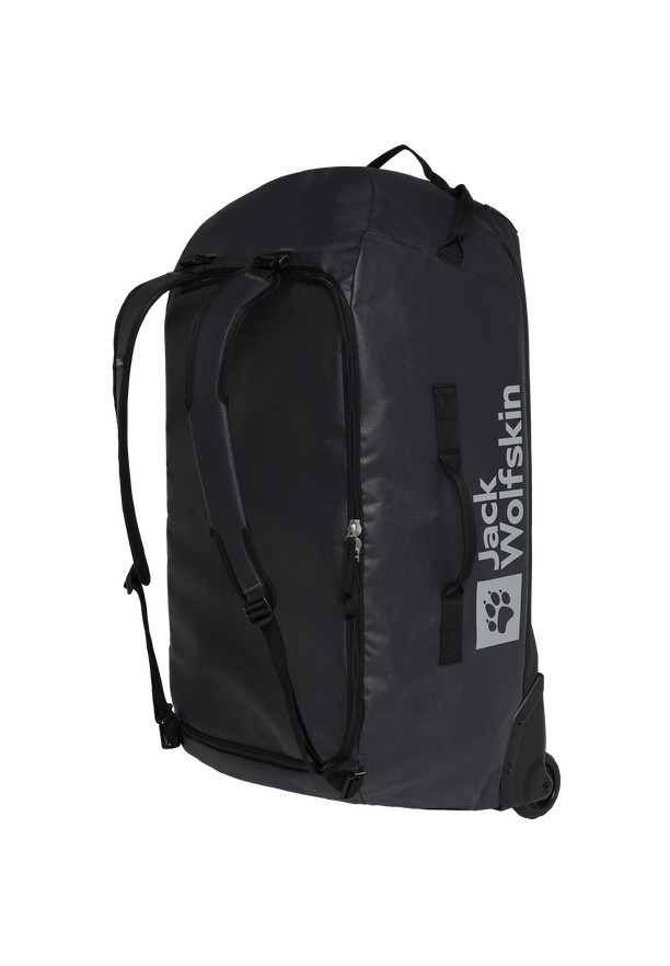 Black Men Jack Wolfskin All-in Wheeler 90 Duffle Bags | 56408608