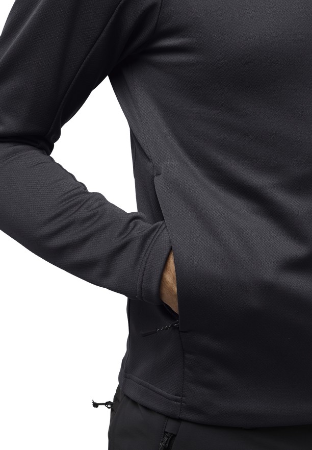 Black Men Jack Wolfskin Alpgrat Fz Fleece Jackets | 65292947