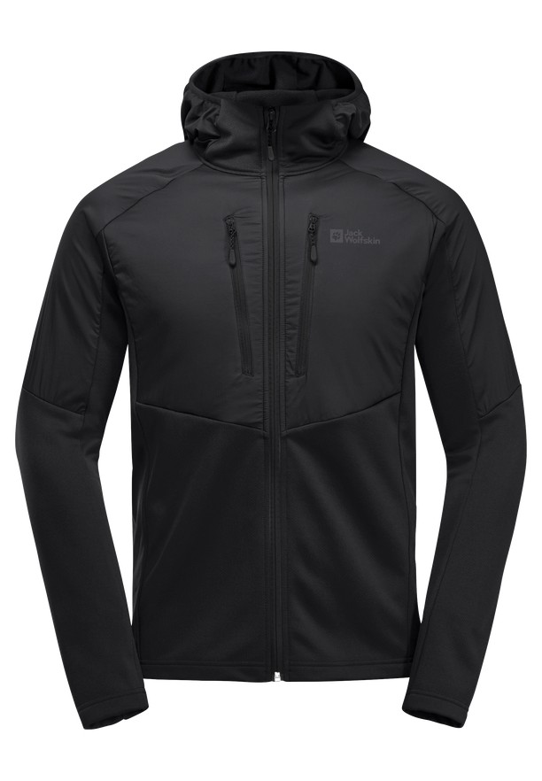 Black Men Jack Wolfskin Alpgrat Pro Ins Fz Fleece Jackets | 15765893