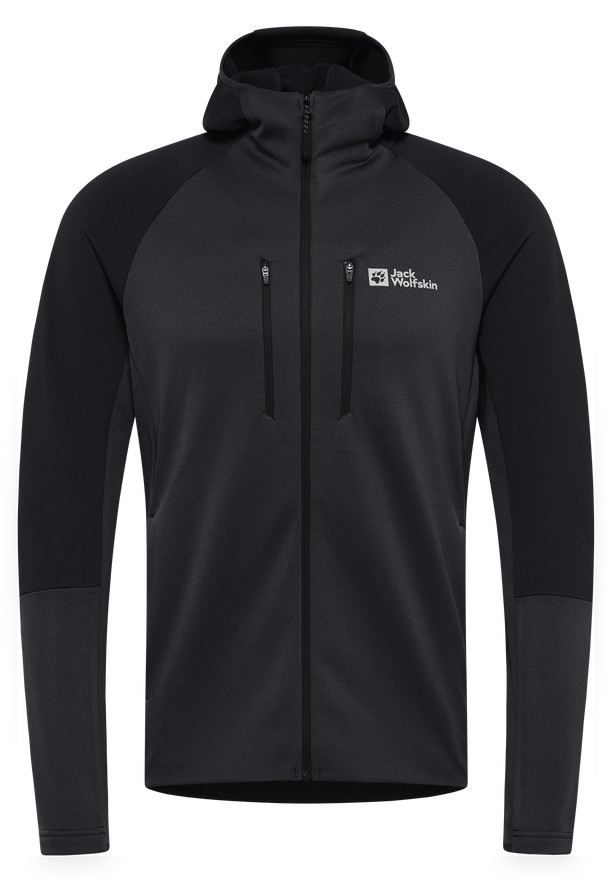 Black Men Jack Wolfskin Alpgrat Xt Fleece Jackets | 62878415