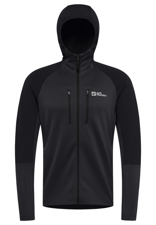 Black Men Jack Wolfskin Alpgrat Xt Fleece Jackets | 62878415