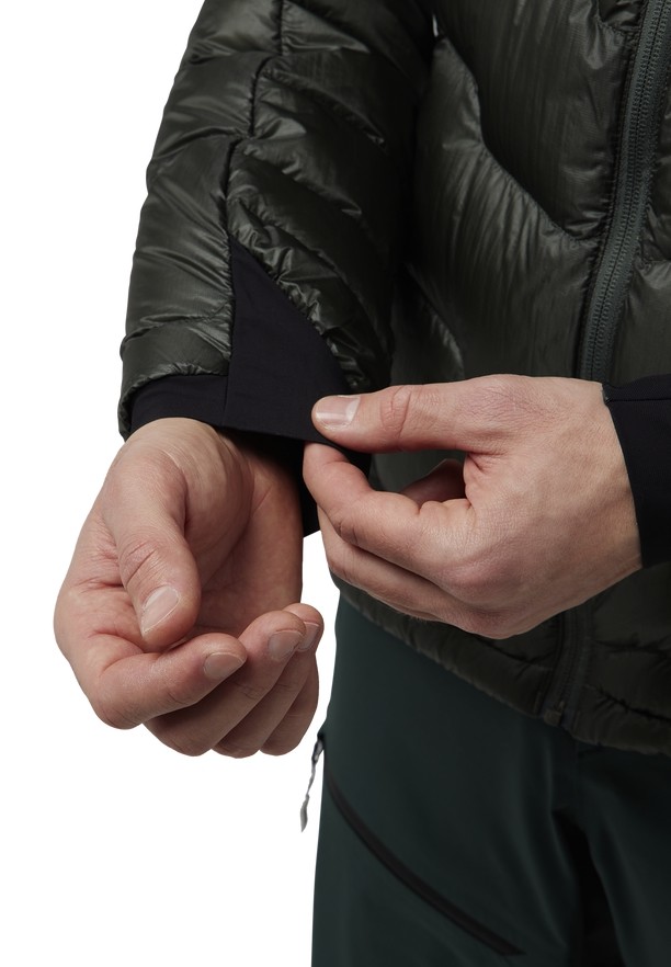 Black Men Jack Wolfskin Alpspitze Hoody Down Jackets | 58916171