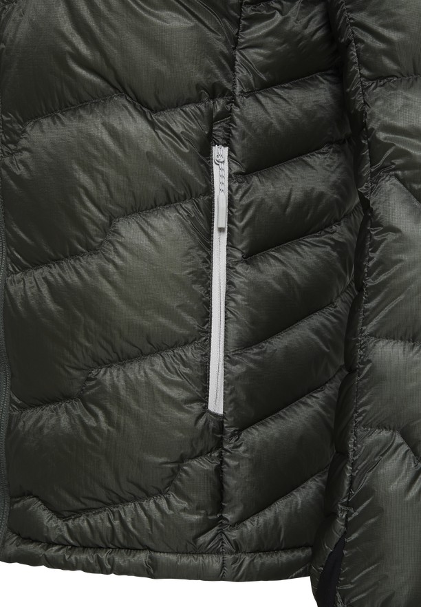 Black Men Jack Wolfskin Alpspitze Hoody Down Jackets | 58916171