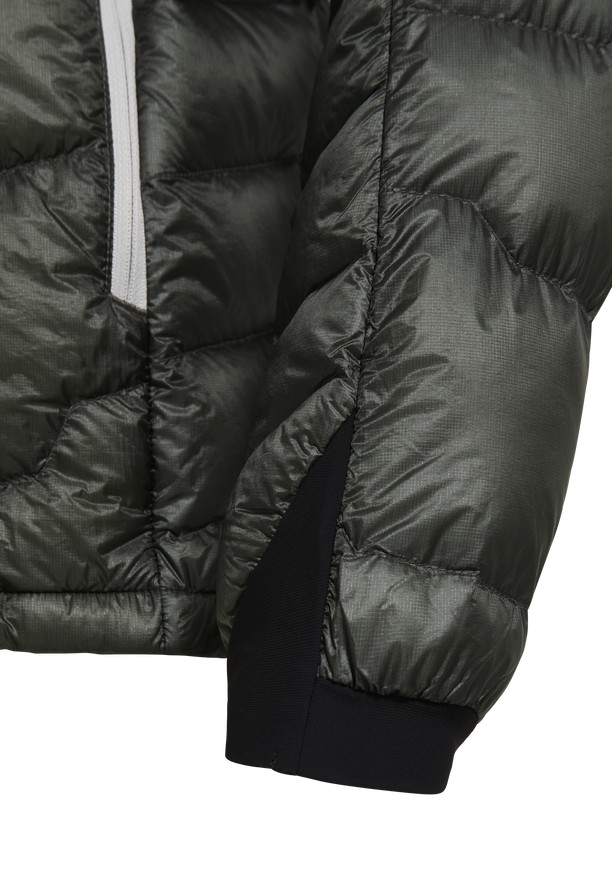 Black Men Jack Wolfskin Alpspitze Hoody Down Jackets | 58916171