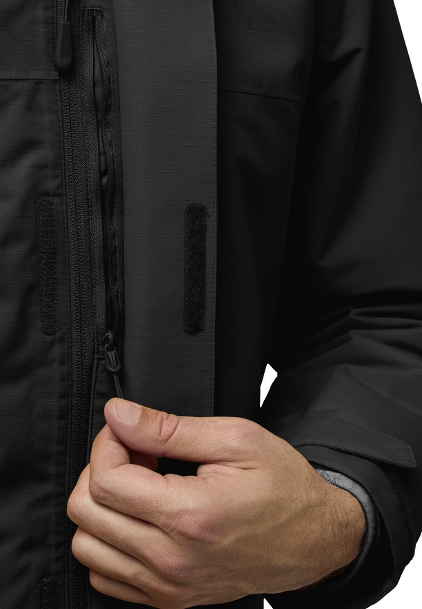 Black Men Jack Wolfskin Altenberg 3in1 Jackets | 86981344