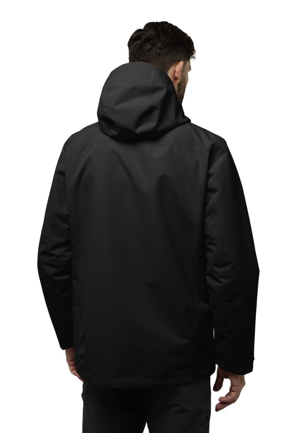Black Men Jack Wolfskin Altenberg 3in1 Jackets | 86981344