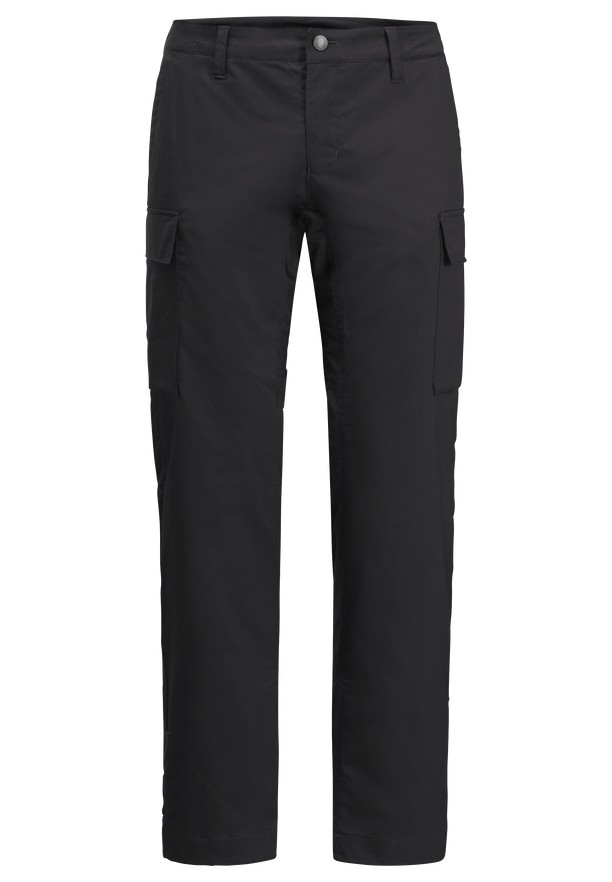 Black Men Jack Wolfskin Arctic Road Cargo Pants | 20587379