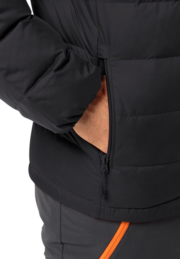 Black Men Jack Wolfskin Ather Down Jackets | 98739817
