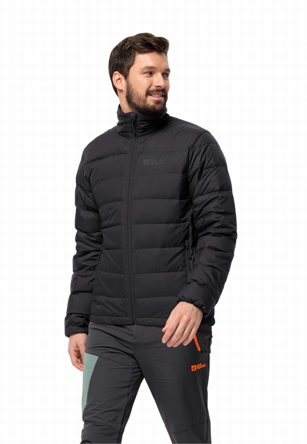 Black Men Jack Wolfskin Ather Down Jackets | 98739817