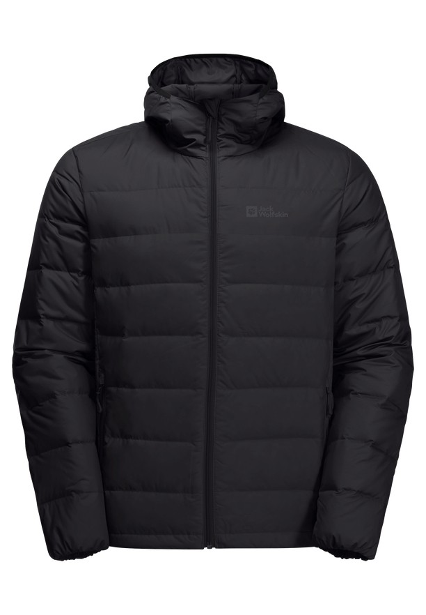 Black Men Jack Wolfskin Ather Hoody Down Jackets | 96209262