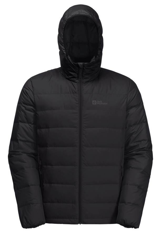 Black Men Jack Wolfskin Ather Hoody Down Jackets | 96209262