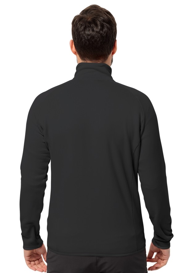 Black Men Jack Wolfskin Baiselberg Fz Fleece Jackets | 90922287