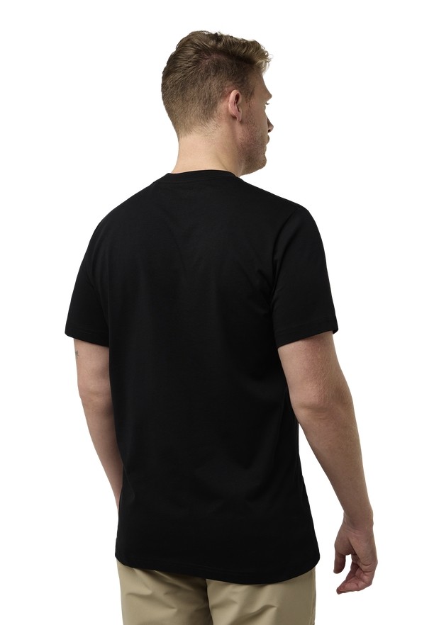 Black Men Jack Wolfskin Bergblick T Shirts | 77949580