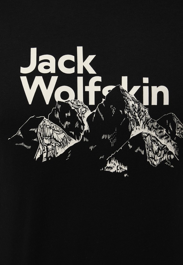 Black Men Jack Wolfskin Bergblick T Shirts | 77949580