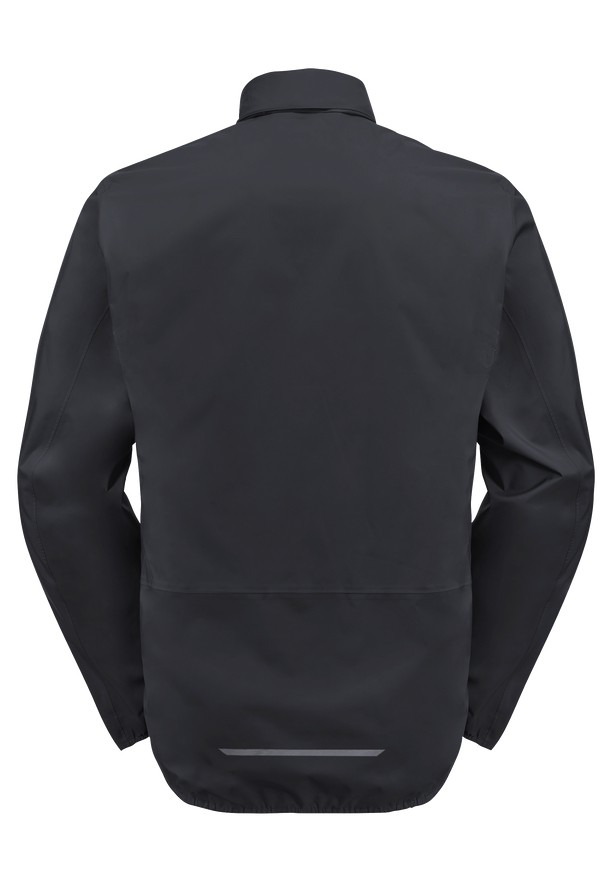 Black Men Jack Wolfskin Bike Commute 2.5l Rain Jackets | 95440695