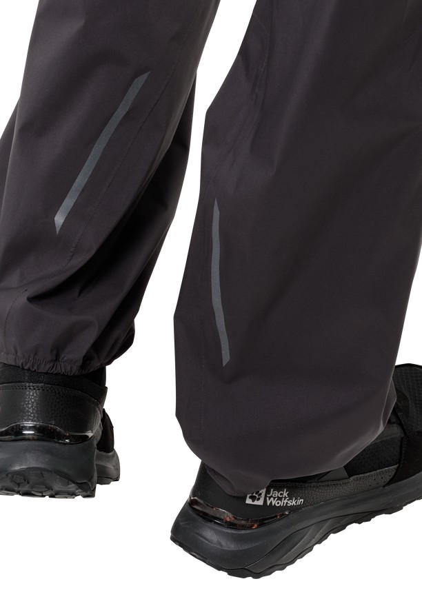 Black Men Jack Wolfskin Bike Commute 2.5l Pants | 32766157