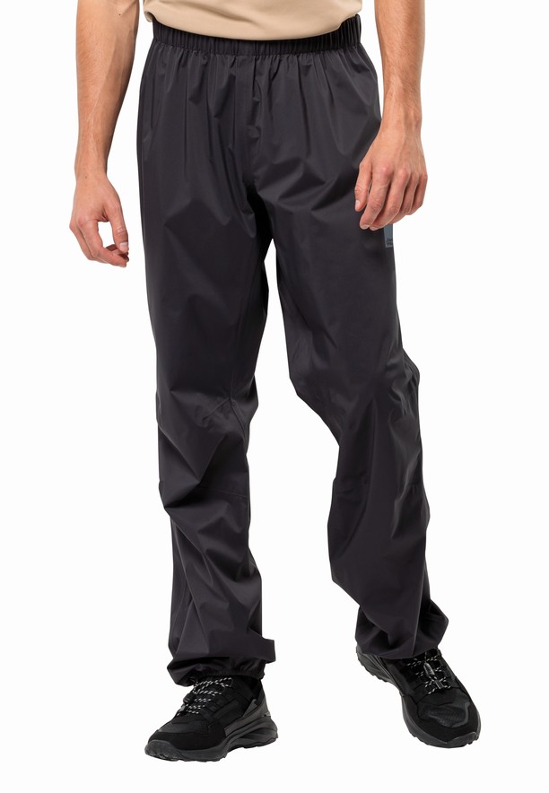 Black Men Jack Wolfskin Bike Commute 2.5l Pants | 32766157