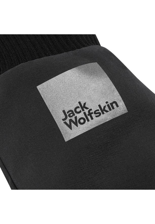 Black Men Jack Wolfskin Bike Commute Gloves | 13775414