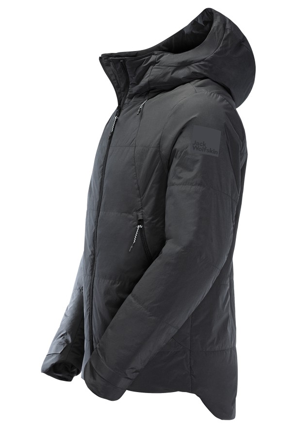 Black Men Jack Wolfskin Bike Commute Ins Jackets | 97631267