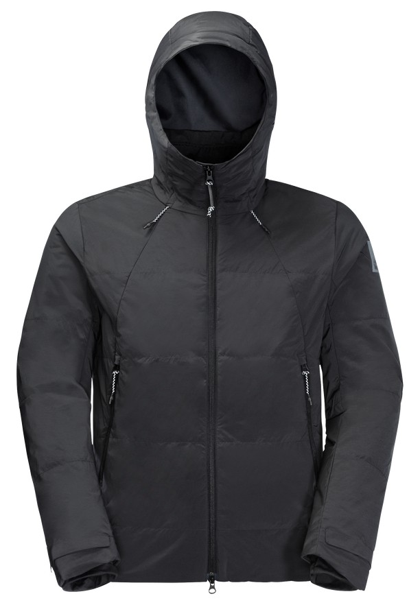 Black Men Jack Wolfskin Bike Commute Ins Jackets | 97631267
