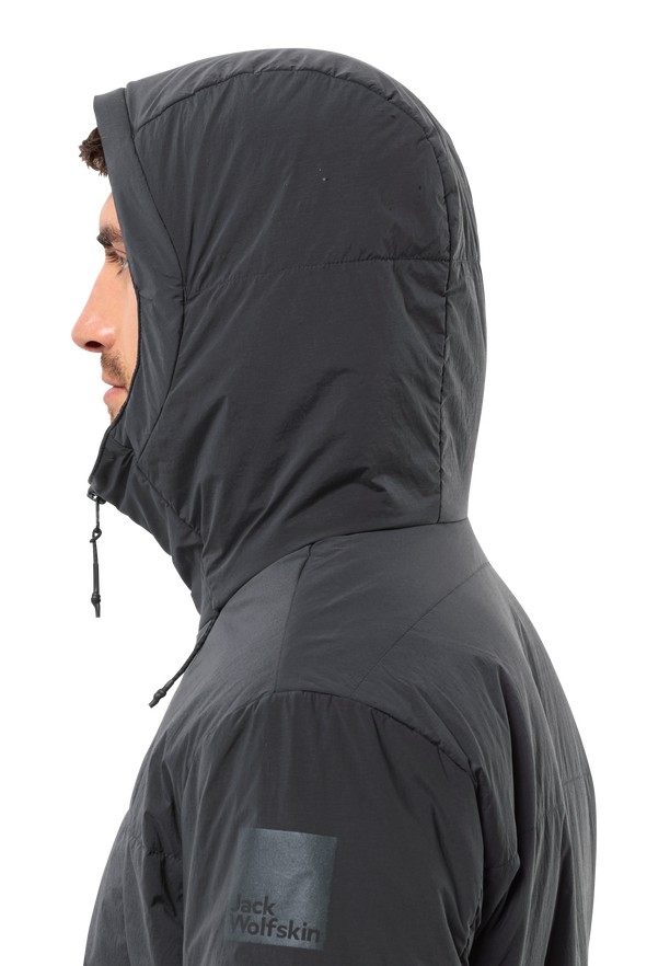 Black Men Jack Wolfskin Bike Commute Ins Jackets | 97631267