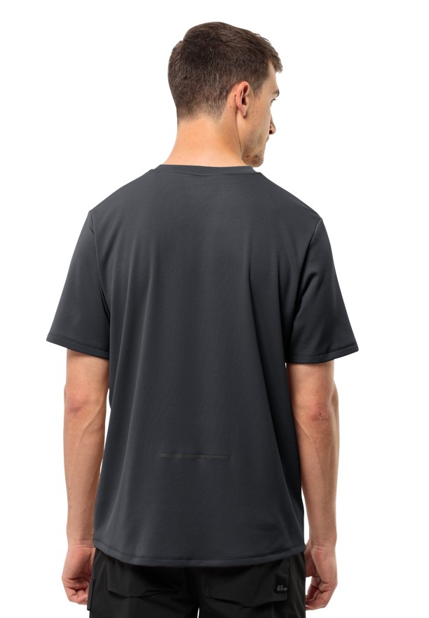 Black Men Jack Wolfskin Bike Commute T Shirts | 65149611
