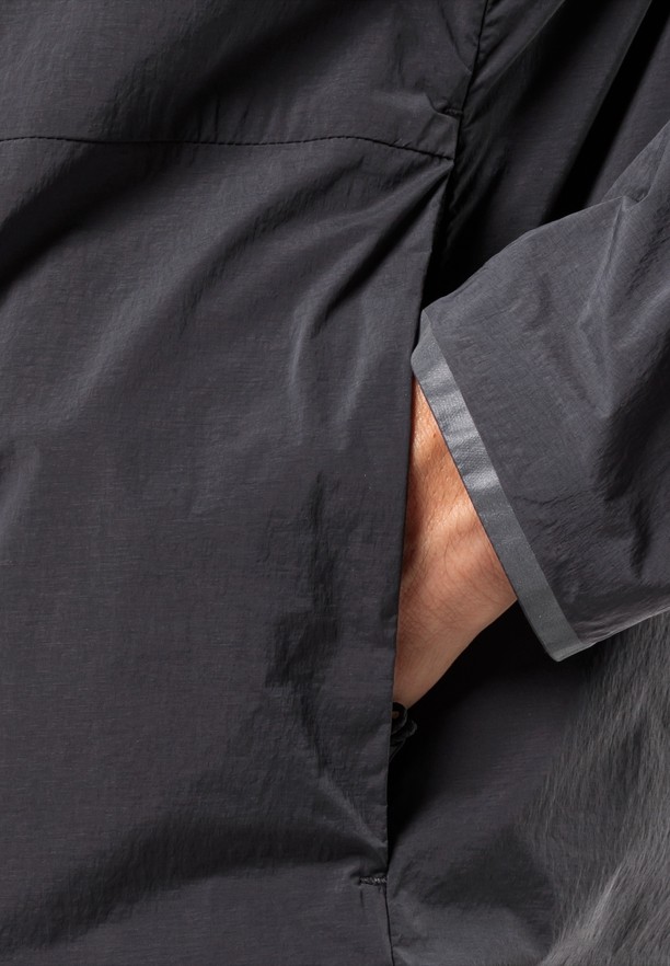 Black Men Jack Wolfskin Bike Commute Wind Softshell Jackets | 26212963