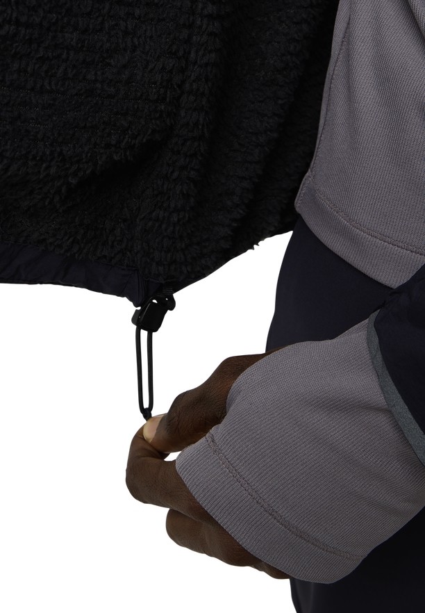 Black Men Jack Wolfskin Blizzard Fz Fleece Jackets | 69626440