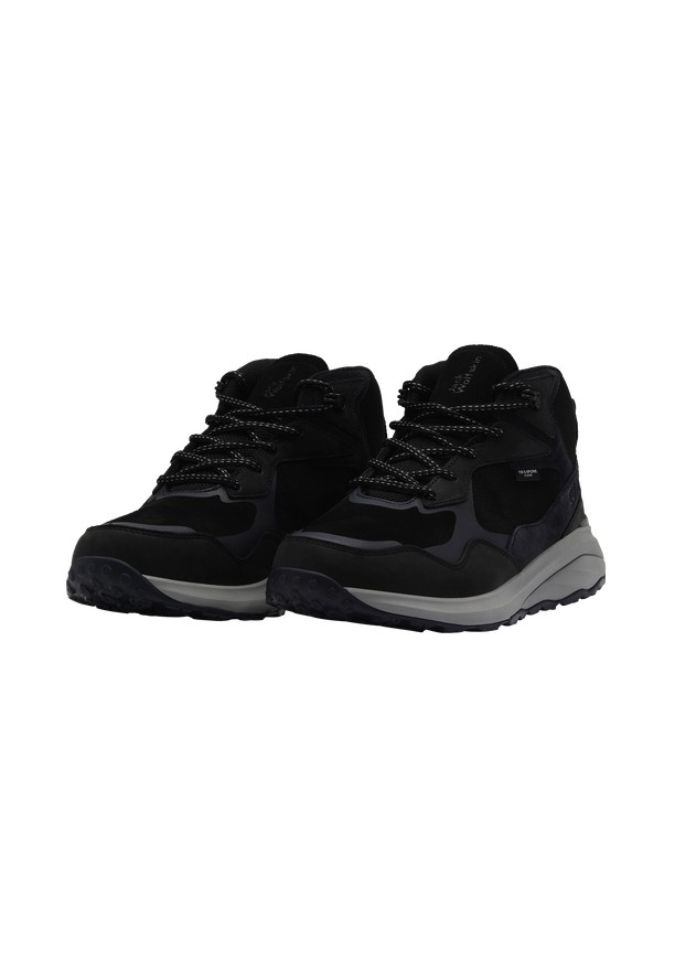 Black Men Jack Wolfskin Camp Fever Texapore Mid Outdoor Shoes | 28997711