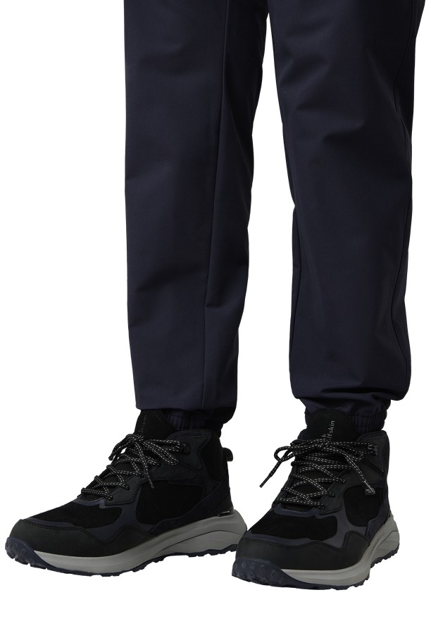 Black Men Jack Wolfskin Camp Fever Texapore Mid Outdoor Shoes | 28997711