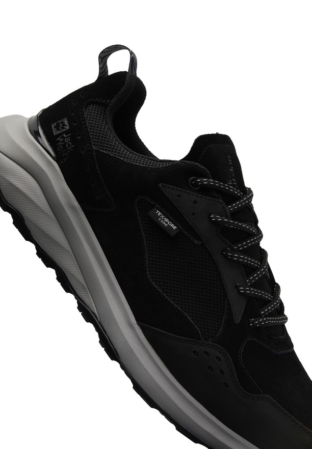 Black Men Jack Wolfskin Camp Fever Texapore Low Outdoor Shoes | 43086400
