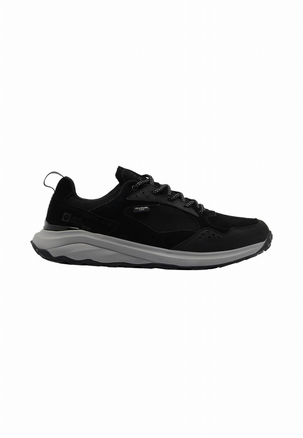 Black Men Jack Wolfskin Camp Fever Texapore Low Outdoor Shoes | 43086400