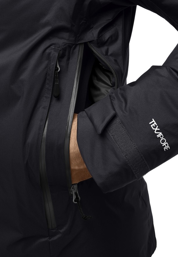 Black Men Jack Wolfskin Cyrox 2l Down Jackets | 26668275