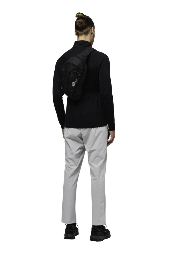 Black Men Jack Wolfskin Cyrox Sling Shoulder Bags | 48891645