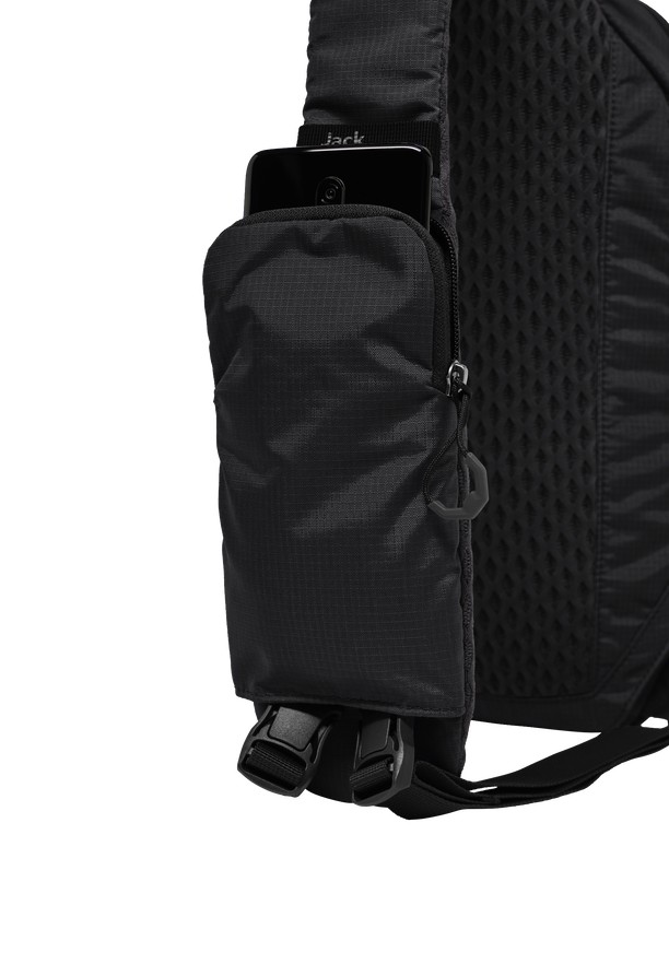 Black Men Jack Wolfskin Cyrox Sling Shoulder Bags | 48891645