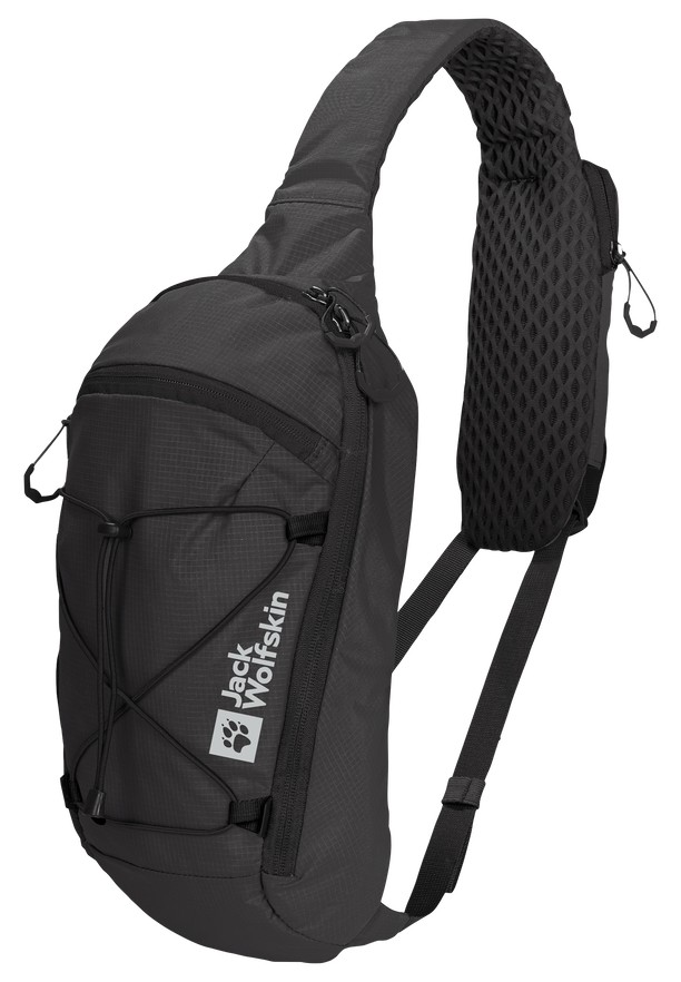 Black Men Jack Wolfskin Cyrox Sling Shoulder Bags | 48891645