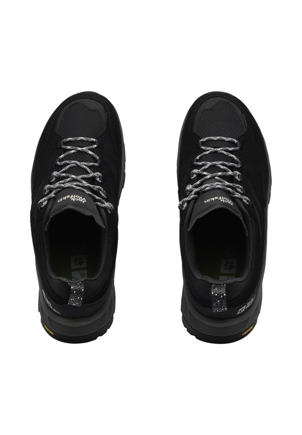 Black Men Jack Wolfskin Cyrox Texapore Low Hiking Shoes | 51412809