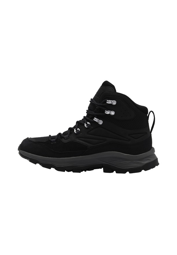 Black Men Jack Wolfskin Cyrox Texapore Mid Hiking Shoes | 92139125