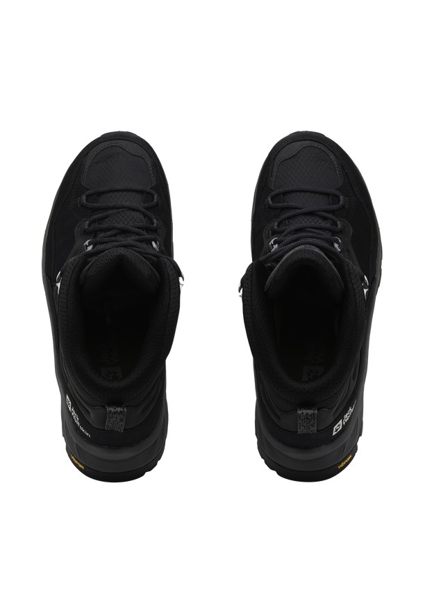 Black Men Jack Wolfskin Cyrox Texapore Mid Hiking Shoes | 92139125