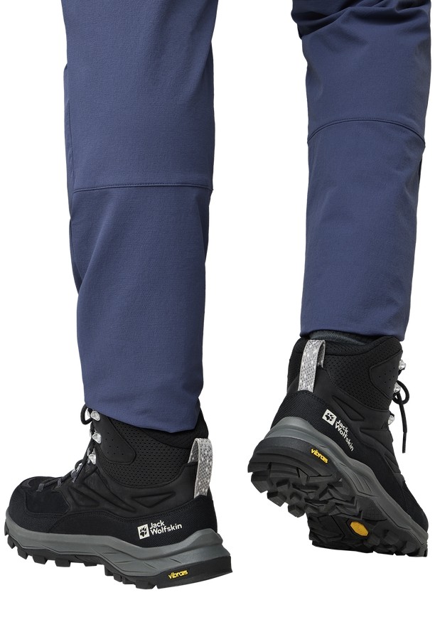 Black Men Jack Wolfskin Cyrox Texapore Mid Hiking Shoes | 92139125