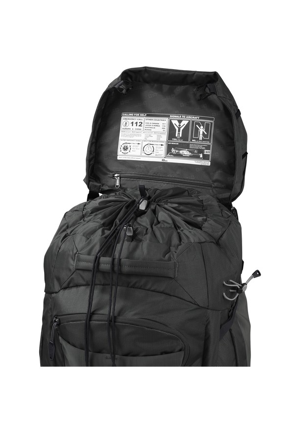 Black Men Jack Wolfskin Denali 65|10 Trekking Backpack | 19177732