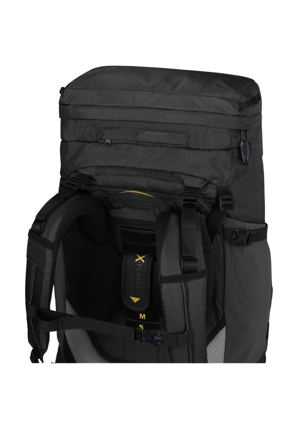 Black Men Jack Wolfskin Denali 65|10 Trekking Backpack | 19177732