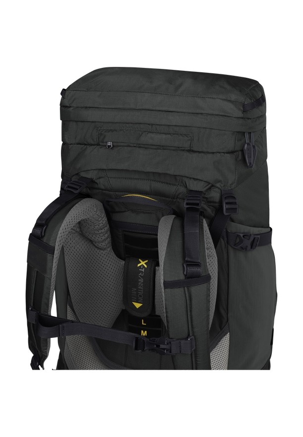 Black Men Jack Wolfskin Denali 75|10 Trekking Backpack | 31125064