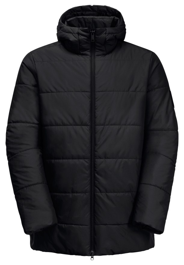 Black Men Jack Wolfskin Deutzer Long Jackets | 28954660