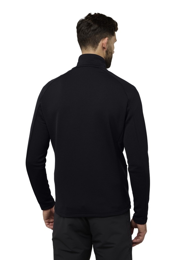 Black Men Jack Wolfskin Dormer Fleece Jackets | 10576518