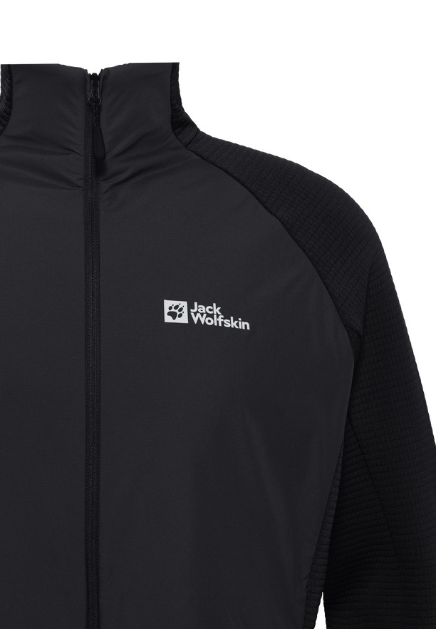 Black Men Jack Wolfskin Dormer Fleece Jackets | 10576518