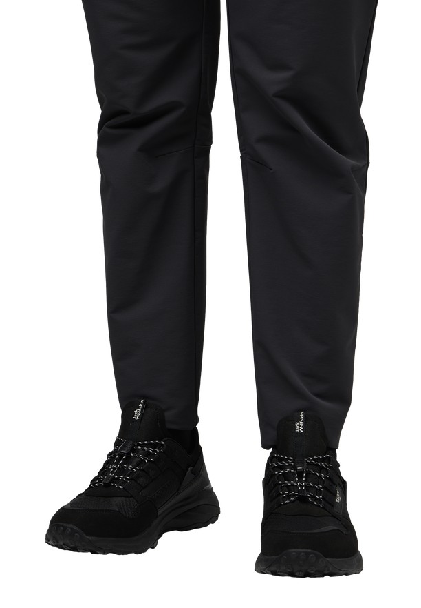 Black Men Jack Wolfskin Dromoventure Athletic Texapore Low Outdoor Shoes | 77308170