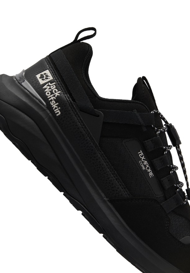 Black Men Jack Wolfskin Dromoventure Athletic Texapore Low Outdoor Shoes | 77308170