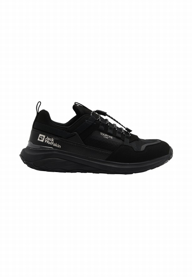 Black Men Jack Wolfskin Dromoventure Athletic Texapore Low Outdoor Shoes | 77308170