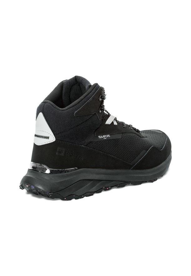 Black Men Jack Wolfskin Dromoventure Texapore Mid Outdoor Shoes | 82681045